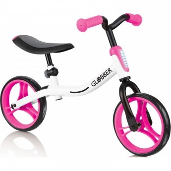 Беговел GLOBBER GO BIKE белый-розовый