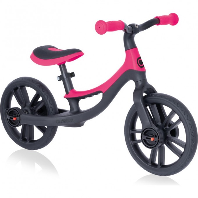 Беговел GLOBBER GO BIKE ELITE, черно-розовый 710-110