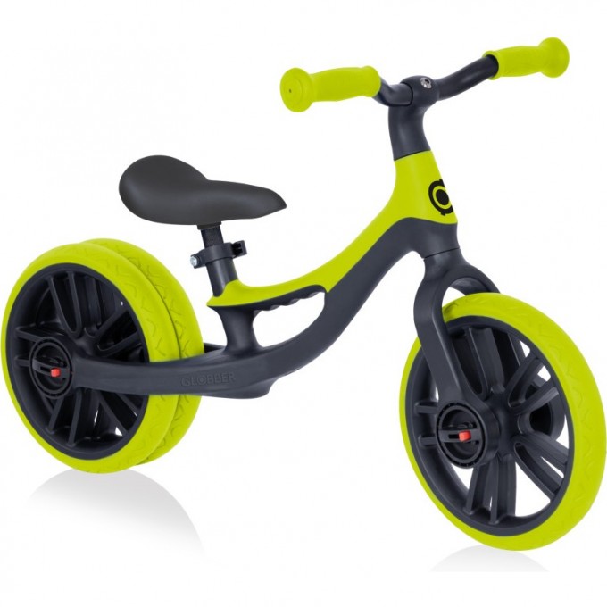Беговел GLOBBER GO BIKE ELITE DUO, черно-зеленый 712-106