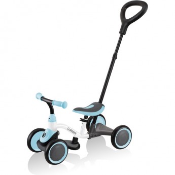 Каталка-беговел GLOBBER LEARNING BIKE 3 в 1, бело-голубой