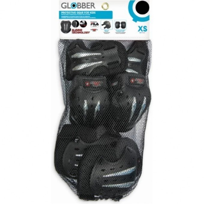 Комплект защиты GLOBBER FILA JUNIOR ( 25-50KG ) 554-120