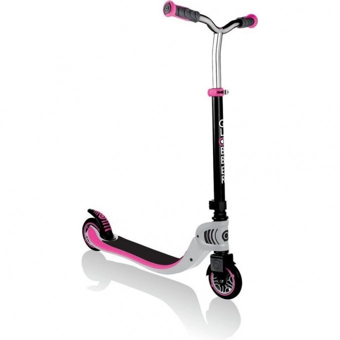 Самокат GLOBBER FOLDABLE FLOW 125, складной Бело-розовый 473-162