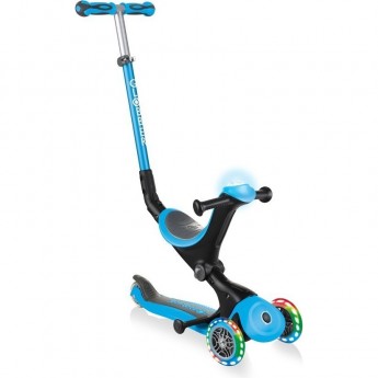 Самокат GLOBBER GO UP DELUXE PLAY LIGHTS Голубой