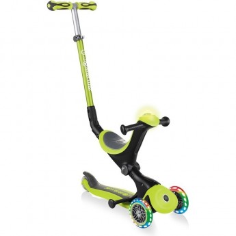 Самокат GLOBBER GO UP DELUXE PLAY LIGHTS Зеленый