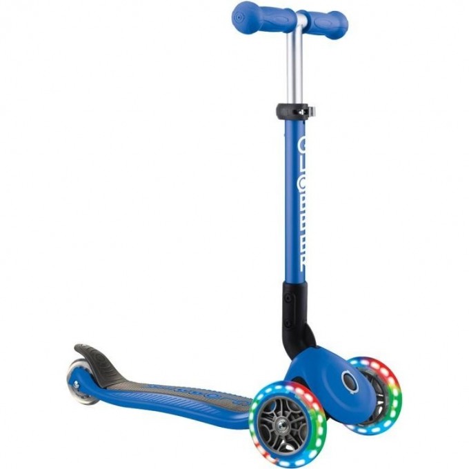 Самокат GLOBBER JUNIOR FOLDABLE LIGHTS Синий 437-107