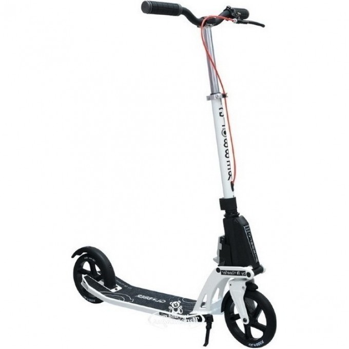 Самокат GLOBBER ONE K 180 с ручным тормозом Белый 499-199