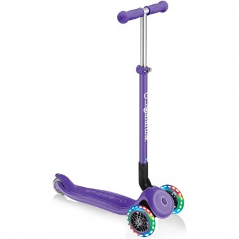 Самокат GLOBBER PRIMO FOLDABLE PLUS LIGHTS Фиолетовый