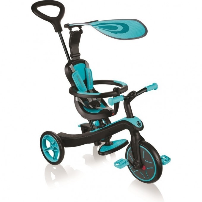 Трёхколесный велосипед GLOBBER TRIKE EXPLORER 4 в 1 Голубой 632-105