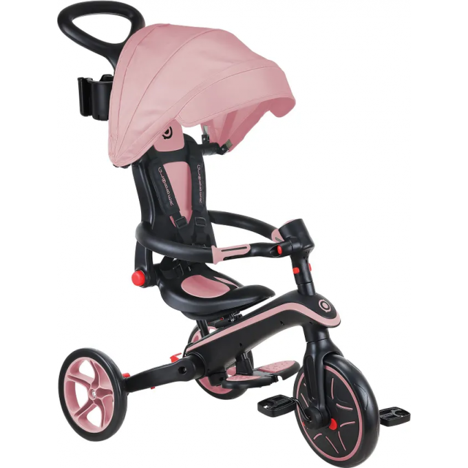 Велосипед-беговел GLOBBER TRIKE EXPLORER FOLDABLE 4 в 1 Deep Pastel Pink 732-210